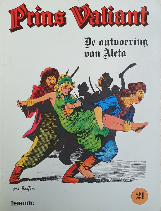 Kaft van Prins Valiant 21. De Ontvoering van Aleta