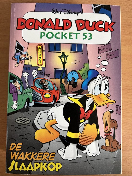 Kaft van Donald Duck pocket deel 53 de wakkere slaapkop