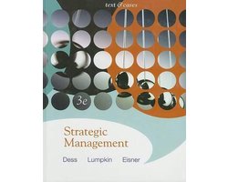 Kaft van Strategic Management: Text and Cases