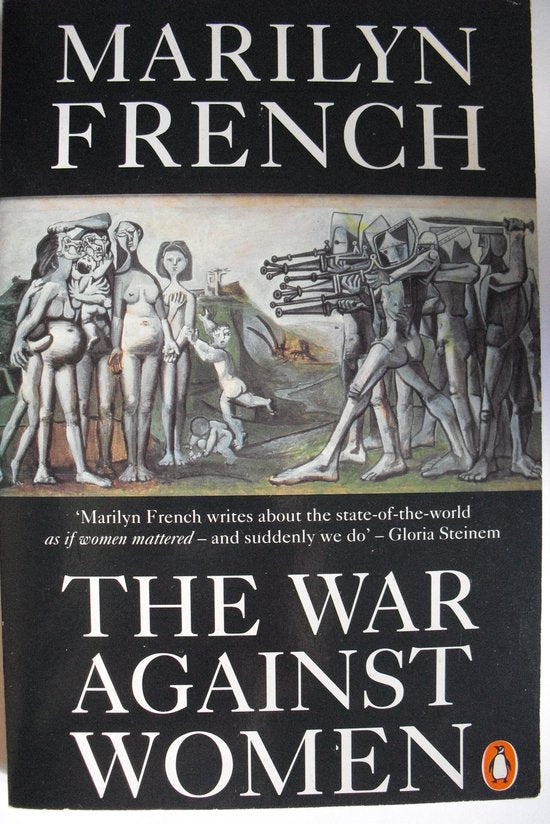 Kaft van The war against women