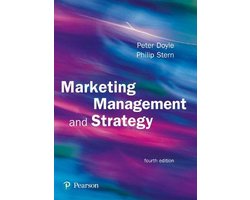 Kaft van Marketing Management & Strategy