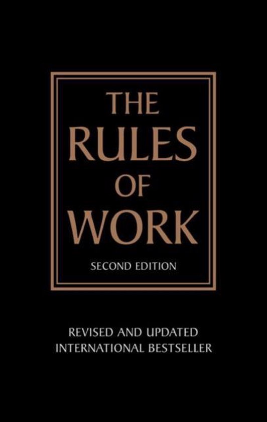 Kaft van Rules Of Work