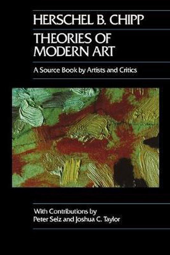 Kaft van Theories Of Modern Art
