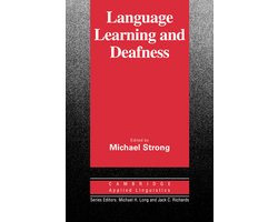 Kaft van Language Learning and Deafness