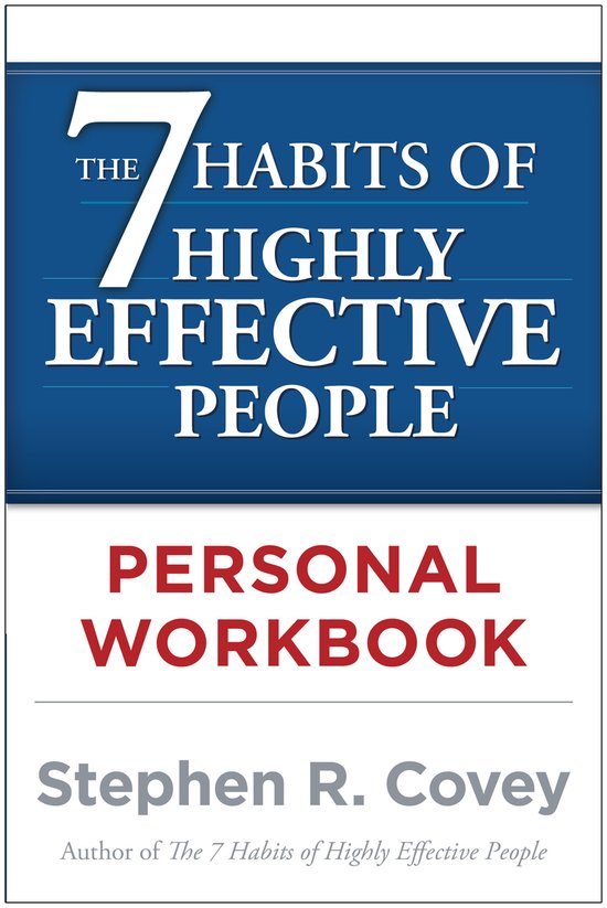 Kaft van The 7 Habits of Highly Effective People Personal Workbook