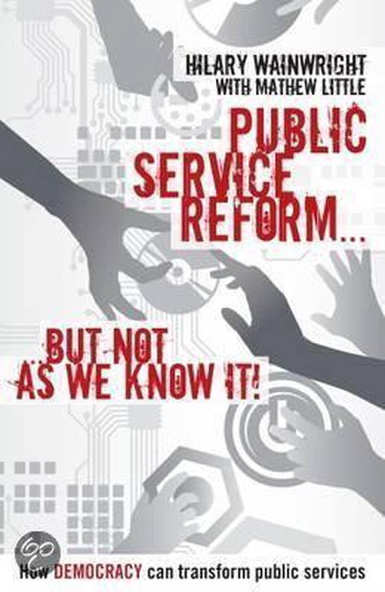 Kaft van Public Service Reform ... But Not as We Know it