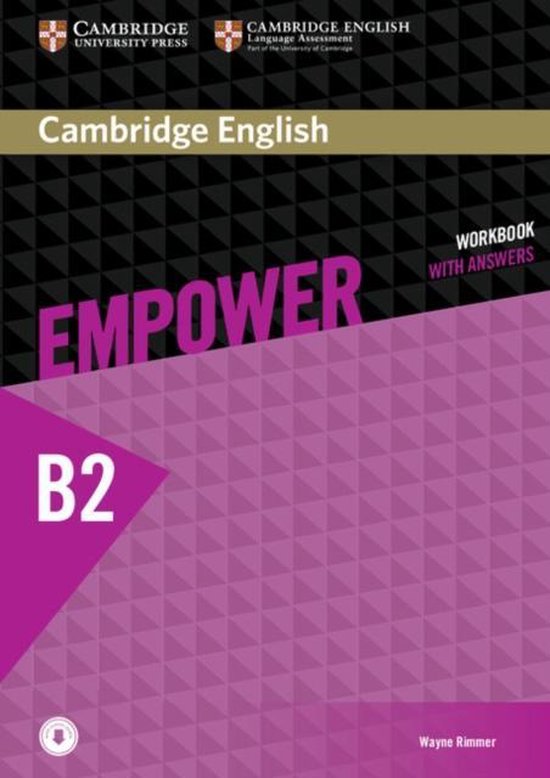 Kaft van Cambridge English Empower - Upp-Int wb + answers + downloada