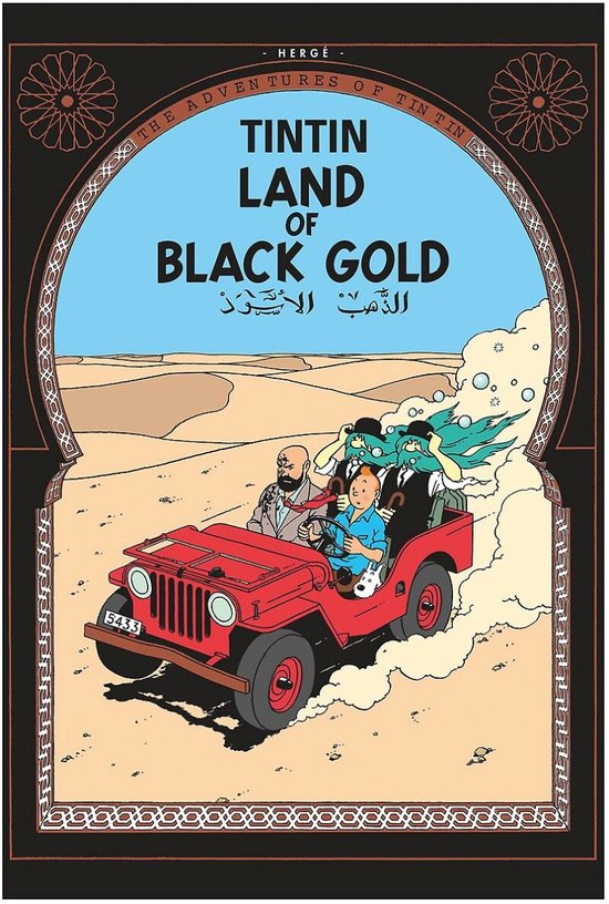 Kaft van The Adventures of Tintin - Land of Black Gold