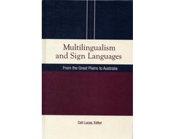 Kaft van Multilingualism and Sign Languages - From the Great Plains to Australia