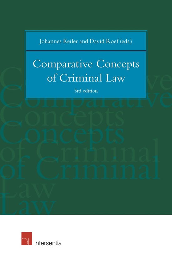 Kaft van Comparative Concepts of Criminal Law