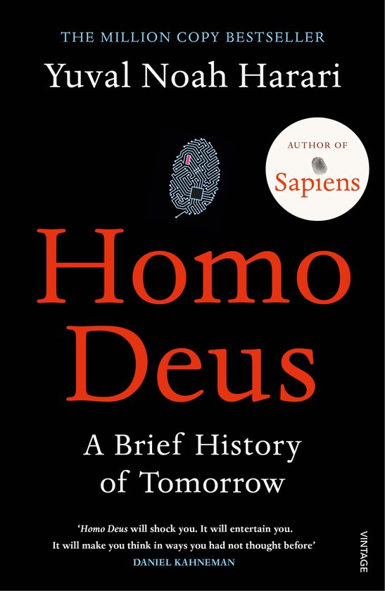 Kaft van Homo Deus