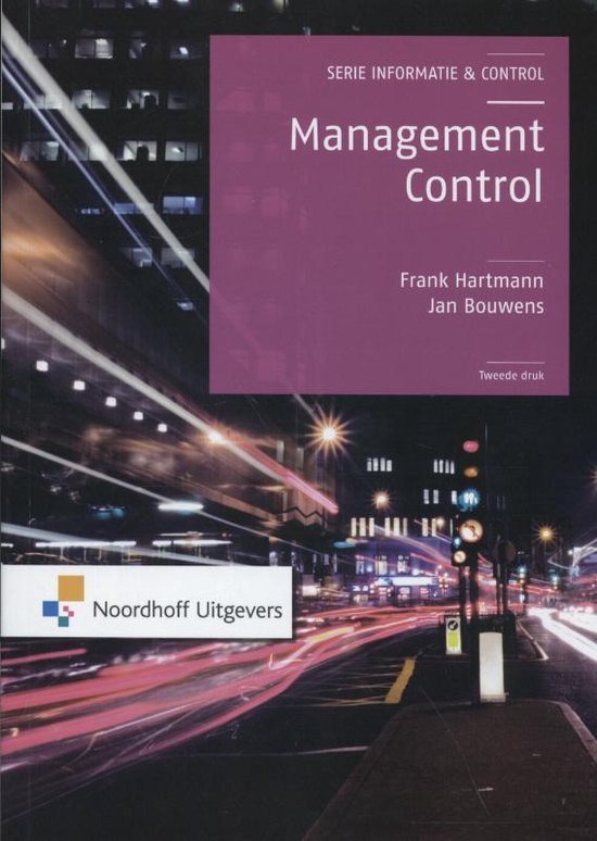 Kaft van Informatie & Control - Management control