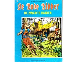 Kaft van De Rode Ridder - De zwarte banier