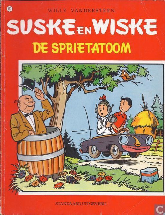 Kaft van Strip Klassiek - De avonturen van Suske en Wiske De sprietatoom