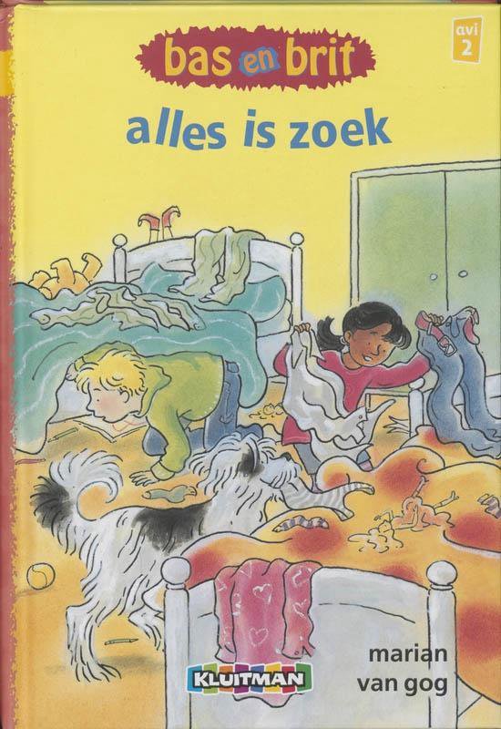 Kaft van Bas en Brit (Kluitman) - Alles is zoek