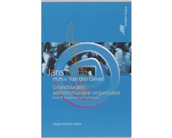 Kaft van Grondslagen van de administratieve organisatie B Processen en systemen