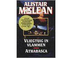Kaft van Vliegtuig vlammen/athabasca dubbelroman