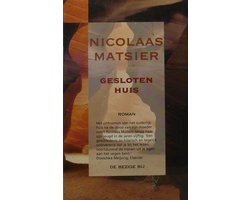 Kaft van GESLOTEN HUIS