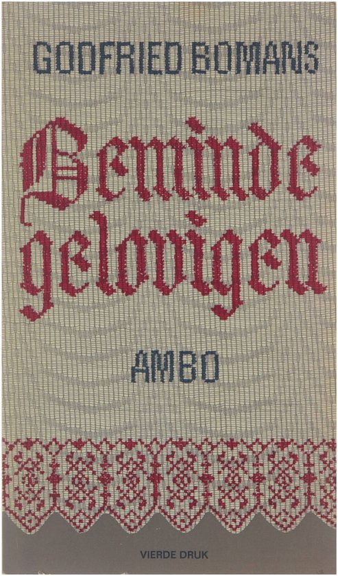 Kaft van Beminde gelovigen - Godfried Bomans