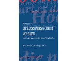 Kaft van Handboek oplossingsgericht werken met licht verstandelijk beperkte clienten