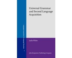 Kaft van Universal Grammar and Second Language Acquisition