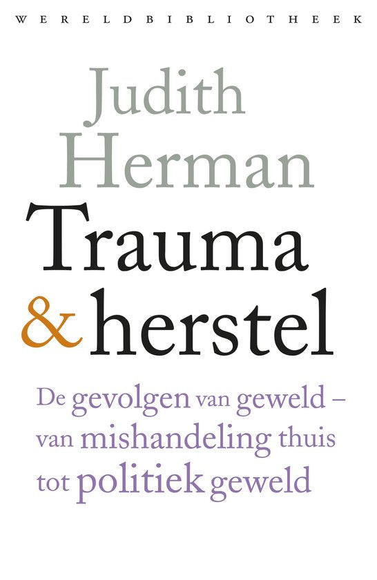 Kaft van Trauma en herstel