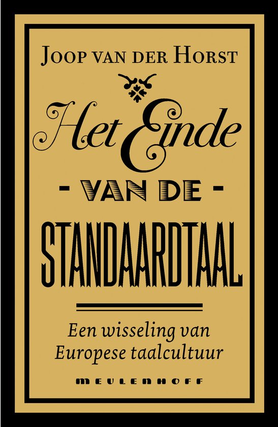 Kaft van Het einde van de standaardtaal