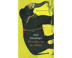 Kaft van De tocht van de olifant - José Saramago