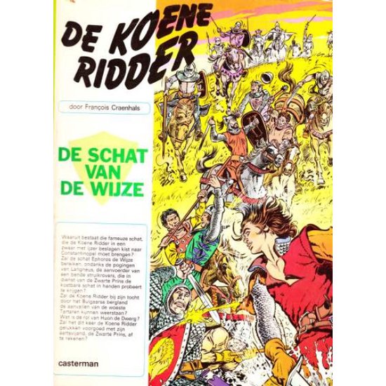 Kaft van De Koene Ridder - De schat van de wijze