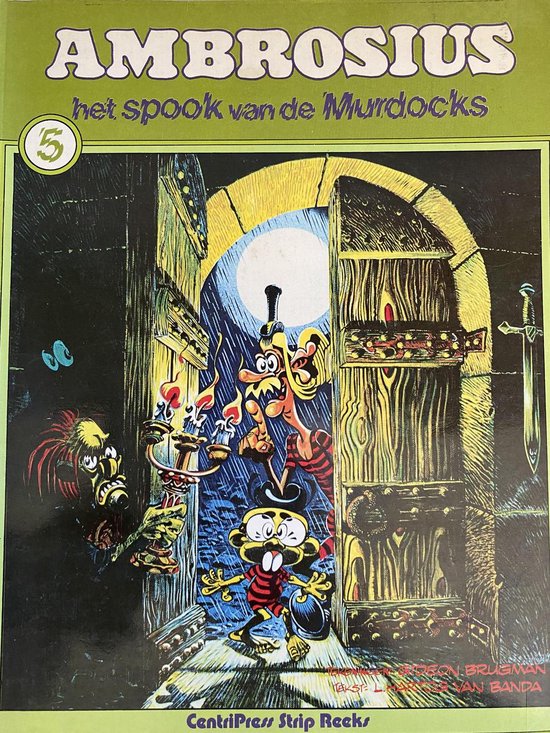 Kaft van Ambrosius deel 5 Het spook van de Murdocks (stripboek)