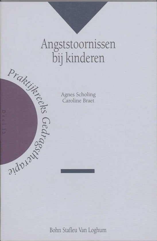 Kaft van Praktijkreeks gedragstherapie 15 - Angststoornissen bij kinderen