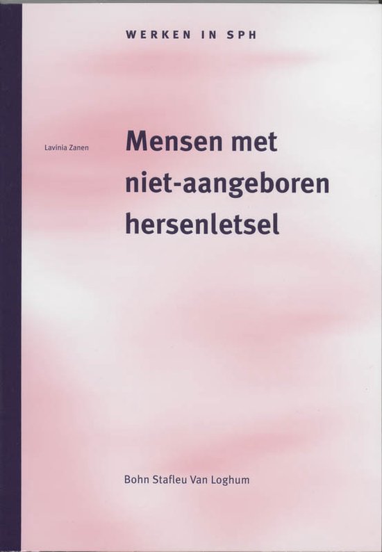 Kaft van Werken in SPH - Mensen met niet-aangeboren hersenletsel