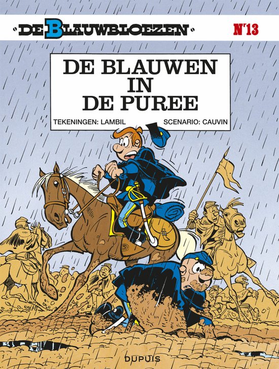Kaft van De Blauwbloezen 13 - Blauwen in de puree