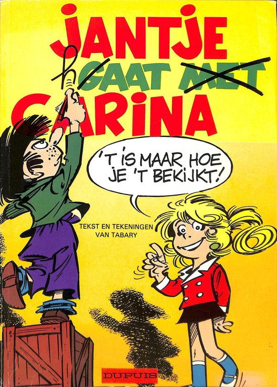 Kaft van Jantje gaat met carina