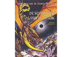 Kaft van Kronieken v.d. zwarte maan 02. de stormwind van de draak