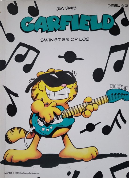 Kaft van Garfield deel 43: Garfield swingt er op los