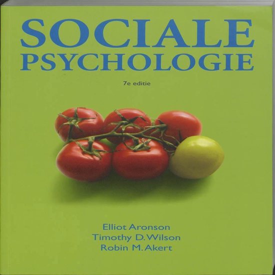 Kaft van Sociale psychologie
