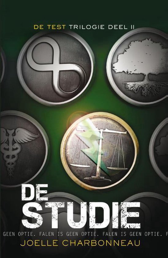 Kaft van De test-trilogie 2 - De studie