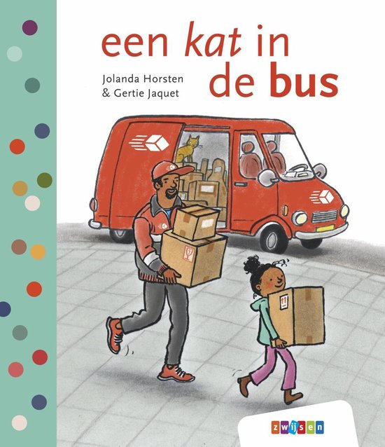 Kaft van Leren lezen AVI M3 - een kat in de bus