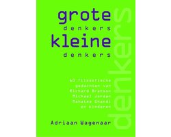 Kaft van Grote denkers, kleine denkers e