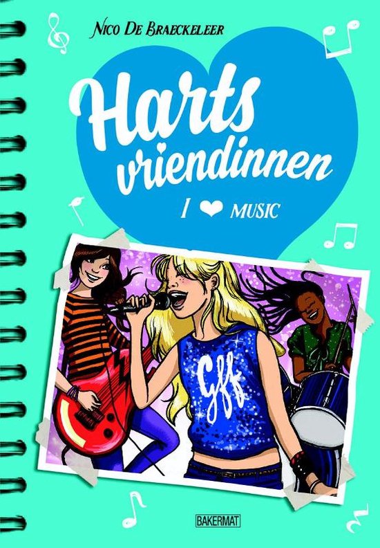Kaft van Hartsvriendinnen 0 - I love music