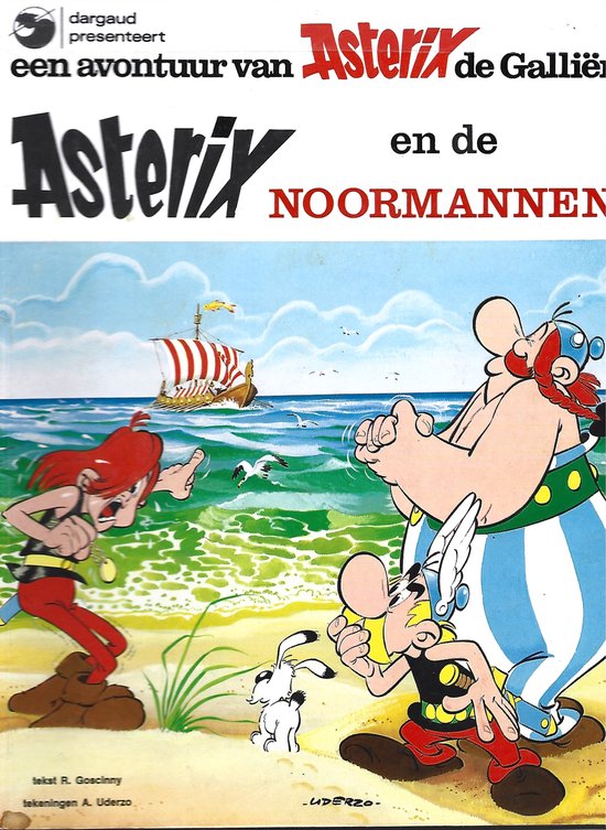 Kaft van Een avontuur van Asterix de Galliër - Asterix en de Noormannen