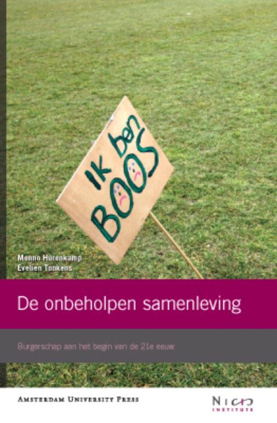 Kaft van NICIS - De onbeholpen samenleving