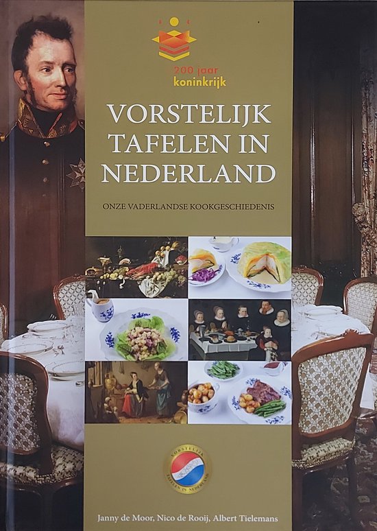 Kaft van Vorstelijk tafelen in Nederland