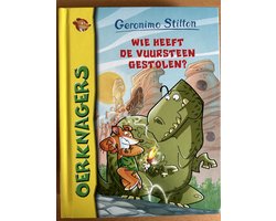 Kaft van Geronimo Stilton Wie heeft de vuursteen gestolen