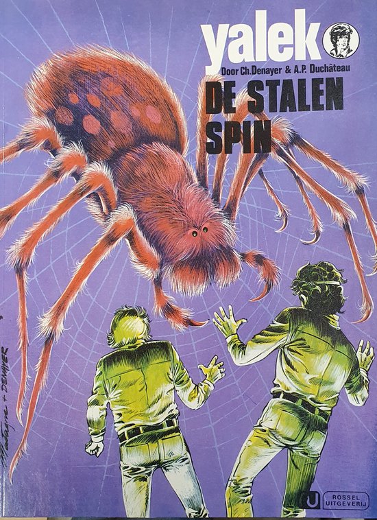 Kaft van Yalek, nr. 2. De Stalen Spin