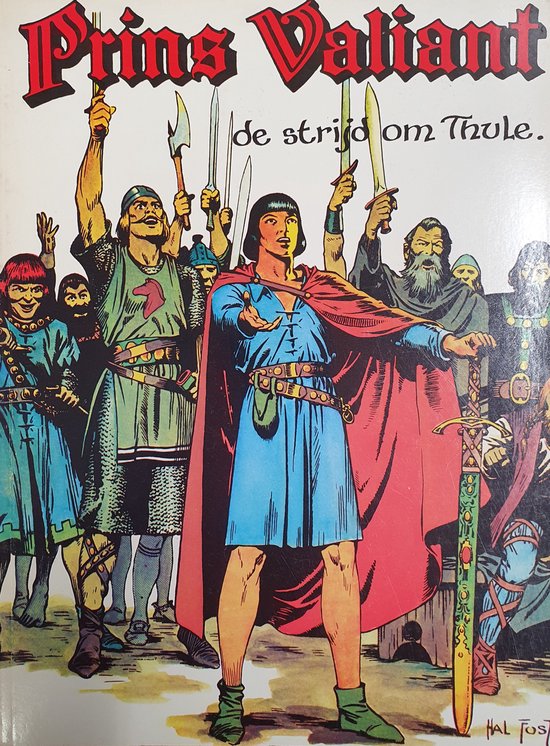 Kaft van Prins Valiant. De Strijd om Thule