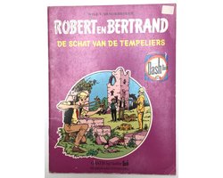 Kaft van Robert en Bertrand reclamealbum De schat van de Tempeliers (Dash)