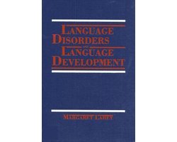 Kaft van Language Disorders and Language Development