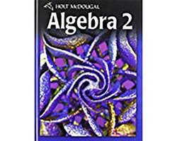 Kaft van Holt McDougal Algebra 2: Student Edition 2011